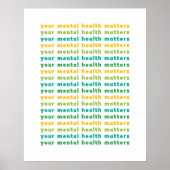 Poster Votre santé mentale compte (Devant)