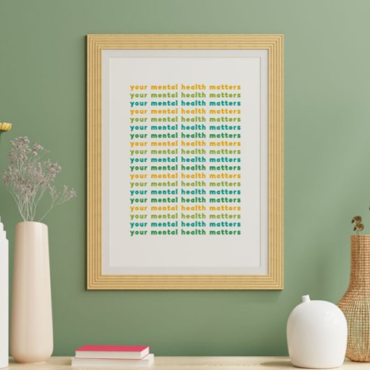 Poster Votre santé mentale compte