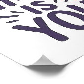 Poster Votre seule force de motivation limite (Coin)