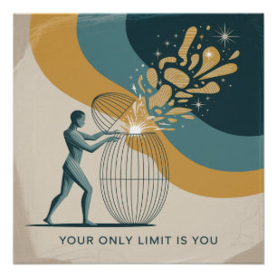 Poster Votre seule limite est vous