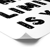 Poster Votre seule limite est VOUS Citer (Coin)