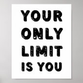 Poster Votre seule limite est VOUS Citer (Devant)