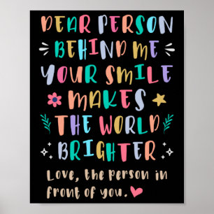 Poster Votre Sourire Rend Le Monde Plus Brighton Sticker