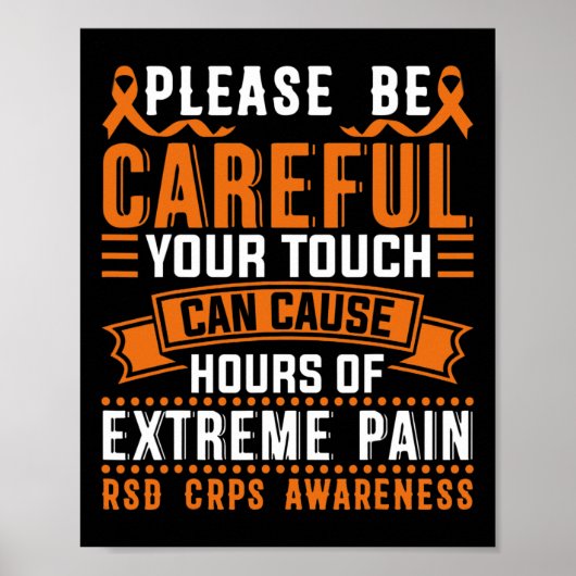 Poster Votre Touche Peut Provoquer Des Crps De Support De (Devant)