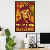 Poster Votre tour pour l'affiche de la révolution (Bureau à domicile)