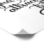 Poster Votre Vibe Attire Votre Tribu (Coin)