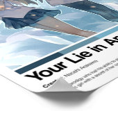 Poster Votre vie en avril Anime Imprimer (Coin)