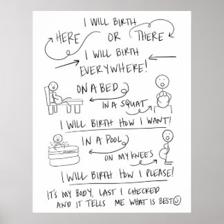 Poster Votre Voie De Naissance