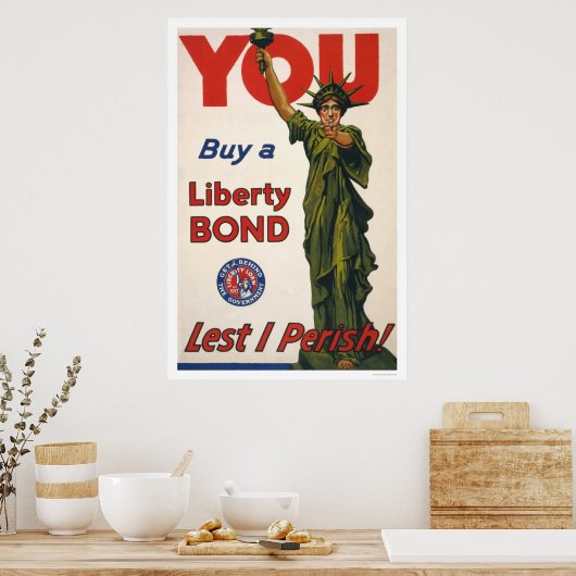 Poster Vous—Achetez une obligation de liberté—De peur que (Cuisine)