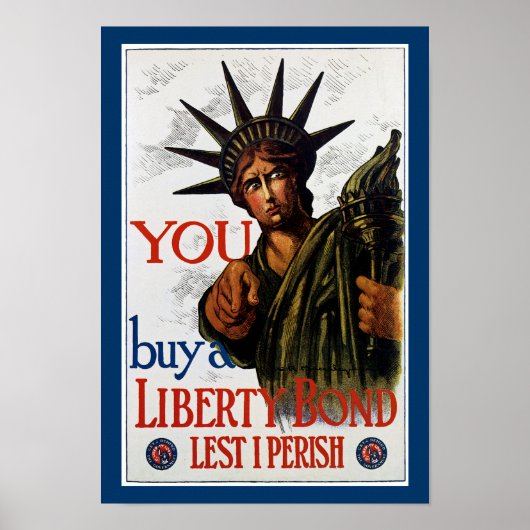 Poster Vous Achetez Une Obligation Liberty (Devant)