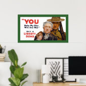 Poster VOUS aidez mon garçon à gagner la guerre (Bureau à domicile)