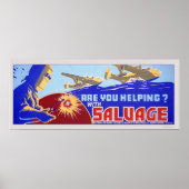 Poster Vous aidez ? Sauvegarde - WPA (Devant)