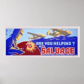 Poster Vous aidez ? Sauvegarde - WPA