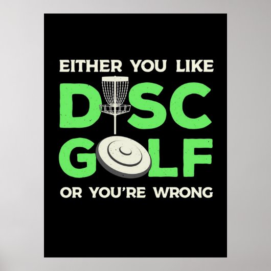 Poster Vous Aimez Disk Golf (Devant)