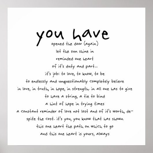 Poster vous avez... (Devant)