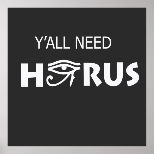 Poster Vous avez besoin de Horus (Devant)