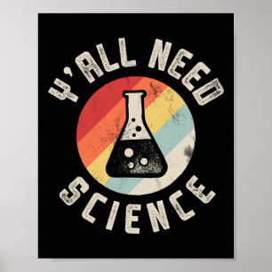 Poster Vous avez besoin de science chimie biologie physiq