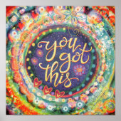 Poster Vous Avez Ce Citation Inspirationnelle Inspiribili (Devant)