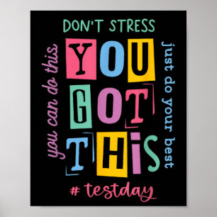 Poster Vous Avez Ce Dont Stress Rock Le Jour De Test