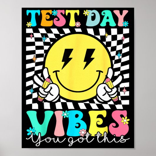 Poster Vous avez ce jour d'examen Évaluation de l'État En (Devant)