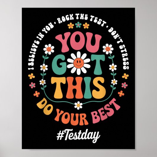 Poster Vous Avez Ce Rock Le Jour Du Test Test State Test (Devant)