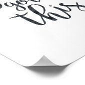 Poster Vous Avez Cette Citation De Typographie Motivation (Coin)