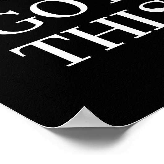 Poster Vous Avez Cette Citation Motivationnelle (Coin)