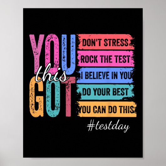 Poster Vous avez cette journée de test motivationnel ense (Devant)