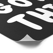 Poster Vous Avez Cette Mignonne Citation Inspirante Noir (Coin)