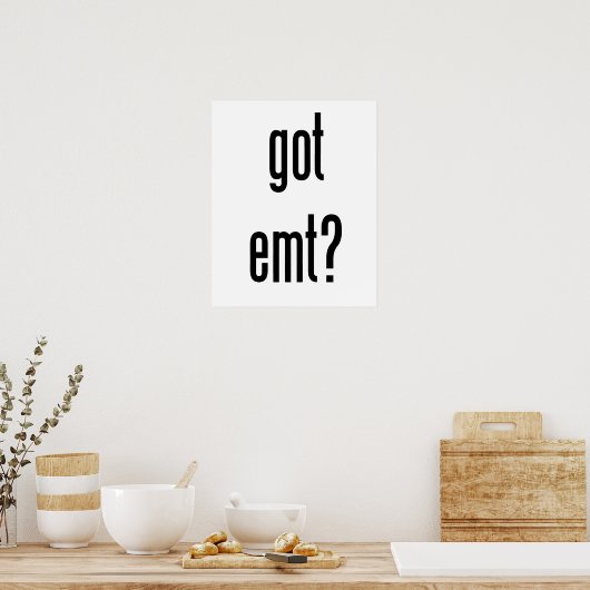 Poster vous avez emt ? (Cuisine)