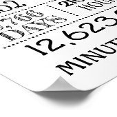 Poster Vous avez été aimé avec les années vieilles + Post (Coin)