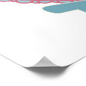 Poster Vous avez pris ça ! Encourager la chèvre rose et b (Coin)