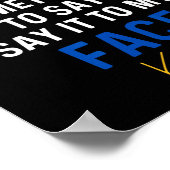 Poster Vous Avez Quelque Chose À Dire À Mon Visage Kamala (Coin)