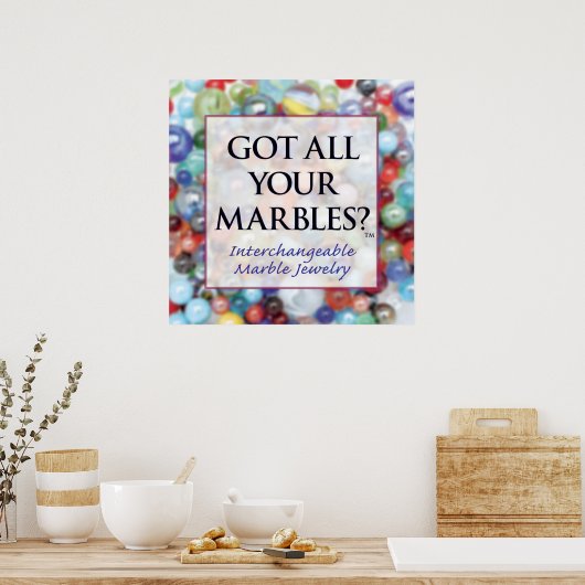 Poster Vous Avez Tous Vos Marbres ? (Cuisine)