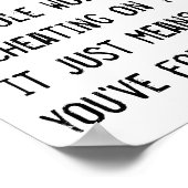 Poster Vous avez trouvé un idiot !, une sagesse d'affiche (Coin)