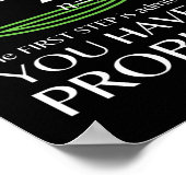 Poster Vous Avez Un Problème Drôle Enseignant Math Math (Coin)