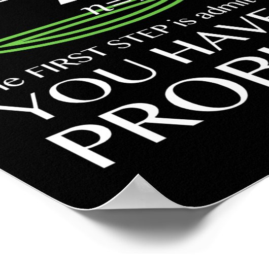 Poster Vous Avez Un Problème Drôle Enseignant Math Math (Coin)