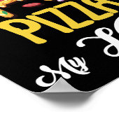 Poster Vous avez volé une pizza Mon coeur Saint Valentin (Coin)