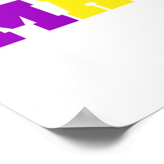 Poster Vous Comptez Les Couleurs Arc-En-Ciel (Coin)