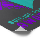 Poster Vous - Conception de prévention du suicide Cœur & (Coin)