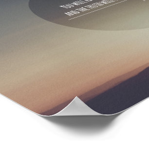 Poster Vous connaîtrez l'affiche de vers de 8h32 de John