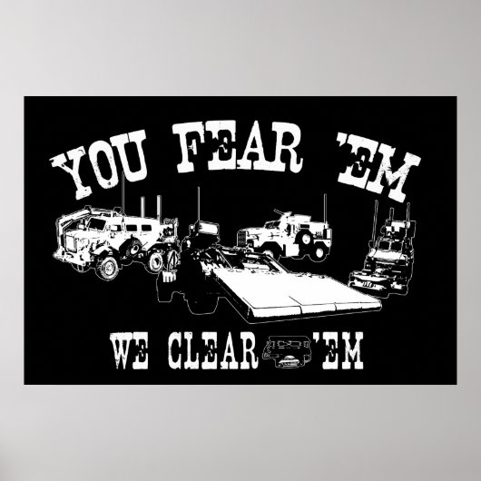 Poster Vous Craignez... Nous Effacons Em (Devant)