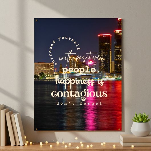 Poster Vous entourer avec une motivation positive