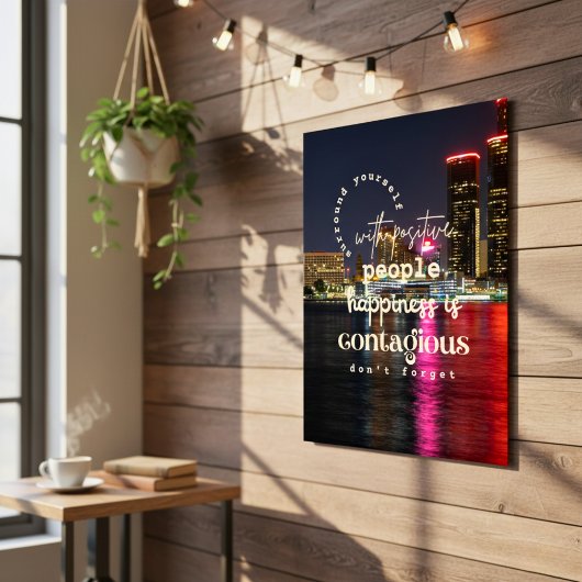 Poster Vous entourer avec une motivation positive