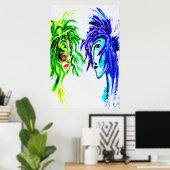 Poster vous et moi 24h/24 et 36 jours/7 (Bureau à domicile)