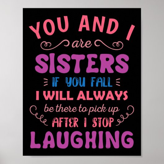 Poster Vous et moi sommes Soeurs si vous tombez - Fun Soe (Devant)