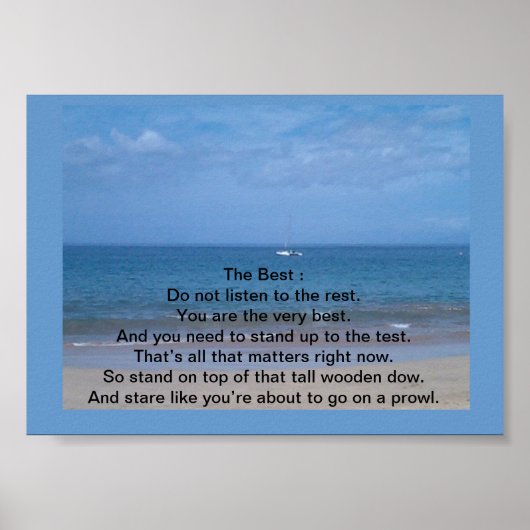 Poster Vous êtes #1 (Devant)