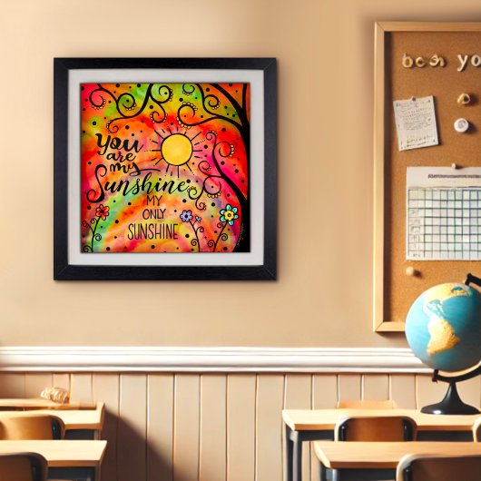 Poster "Vous êtes à moi. Sunshine" Génial