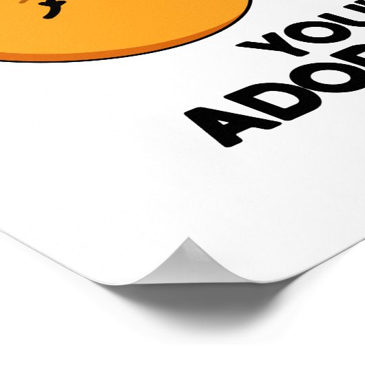 Poster Vous êtes Adora-Bowl Funny Bowling Pun (Coin)