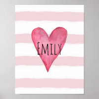 Vous êtes adorable Personnalisable Pink Heart Baby